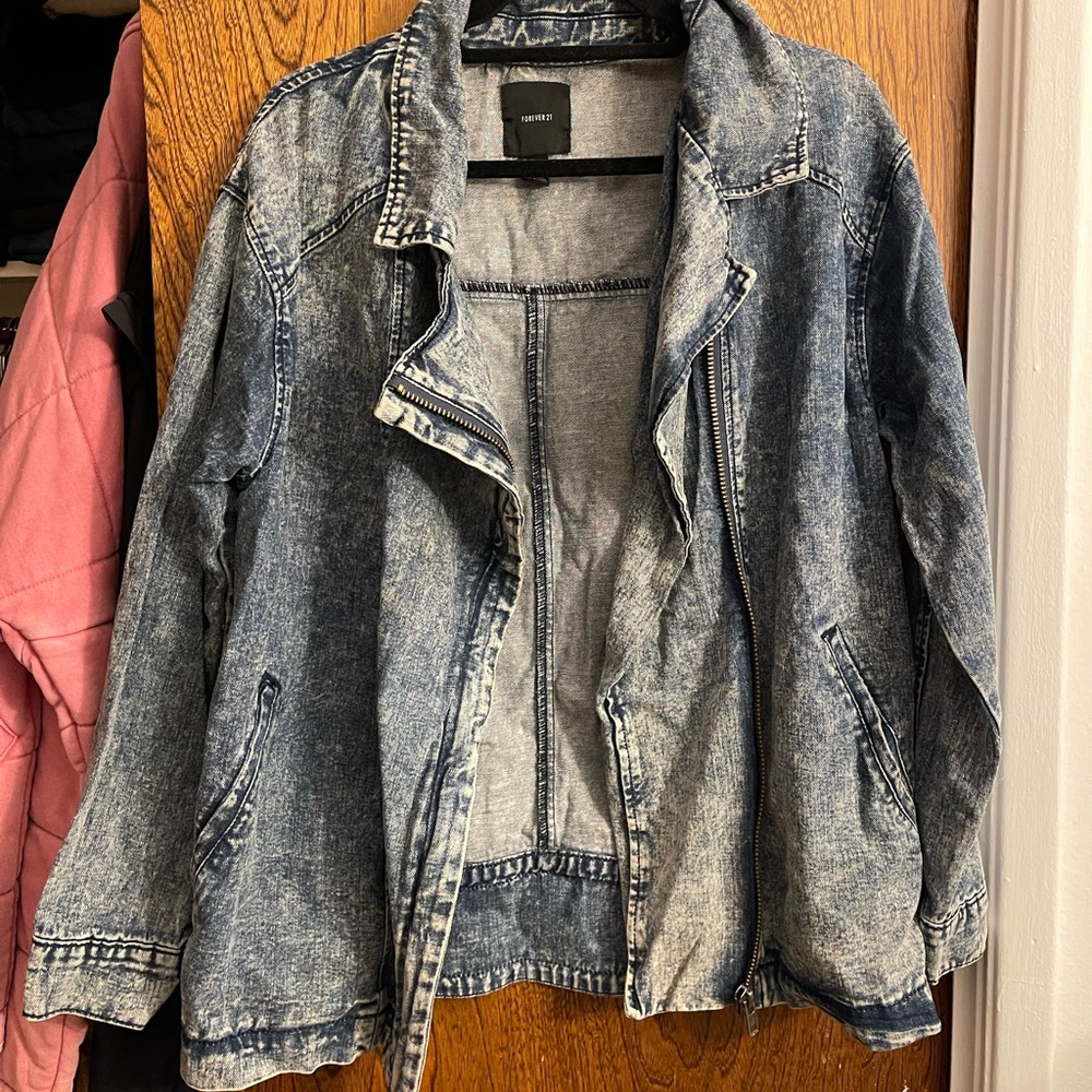 Vintage looking denim jacket